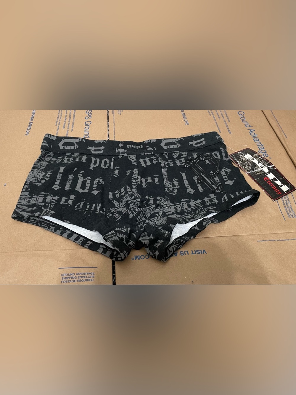 Papi “P” Patch Vintage size Large Boxer briefs BNWT
